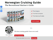 Tablet Screenshot of norwegiancruisingguide.com